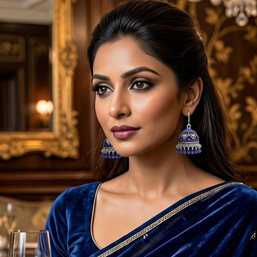 Noor Oxidized Jhumka